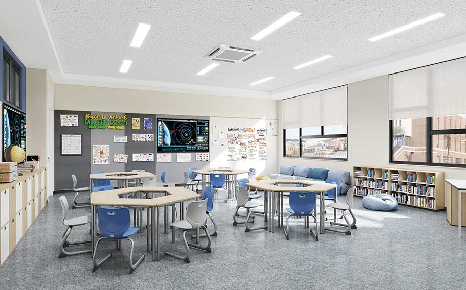 middle school classroom