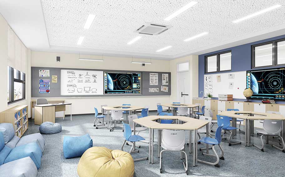 middle school classroom